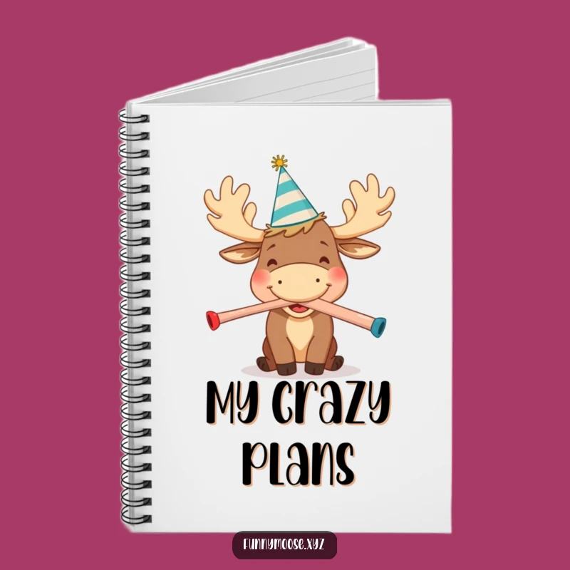 Funny Moose Notebook: Kazoo Blow for Journaling Gift Fun