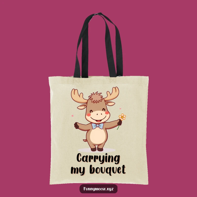 Funny Dancing Moose Tote Bag: Carry Your Laughs in Style